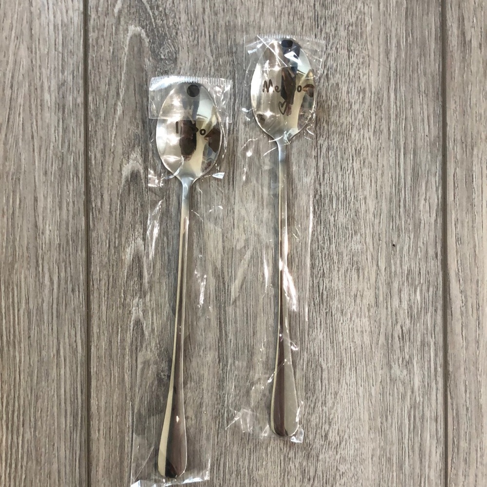 I Do, Me Too  wedding spoons